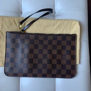 Louis Vuitton removable zippered clutch
